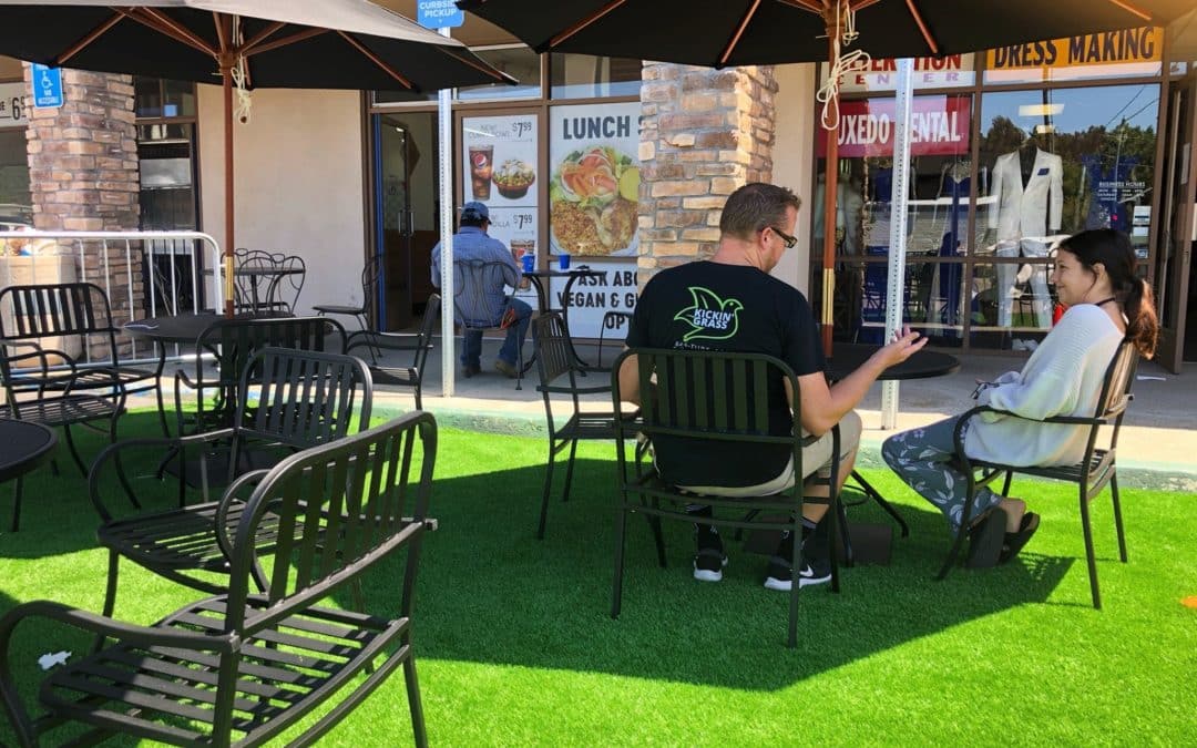 Using Artificial Grass for Patio and Outdoor Seating