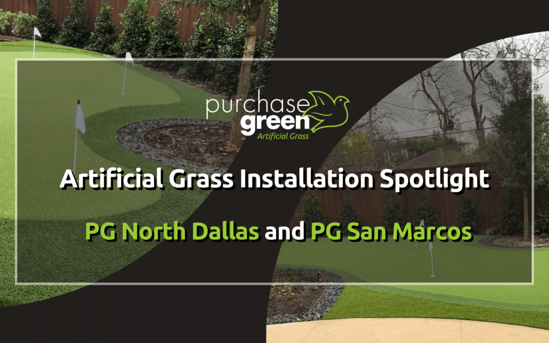 Artificial Grass Installation Spotlight: PG North Dallas and PG San Marcos
